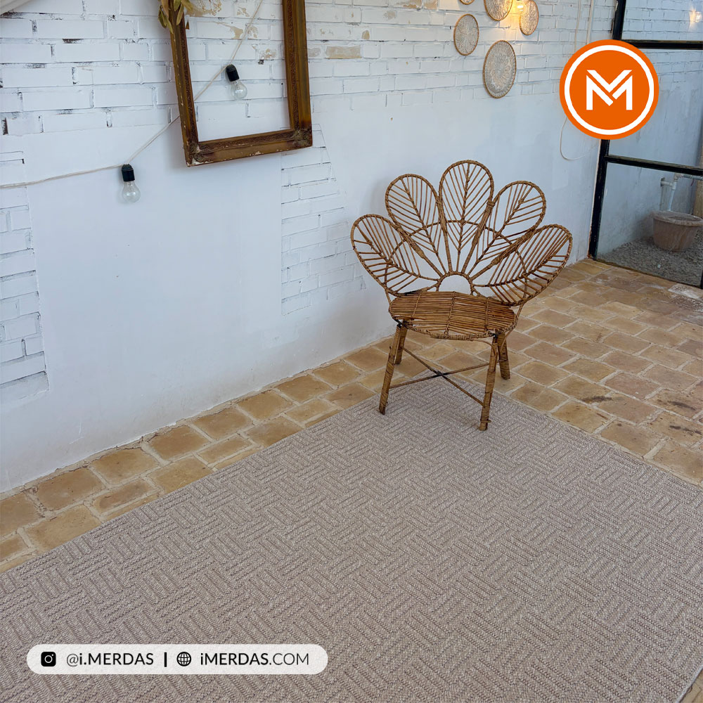 فرش پینترستی کد 1112 زمینه بژ